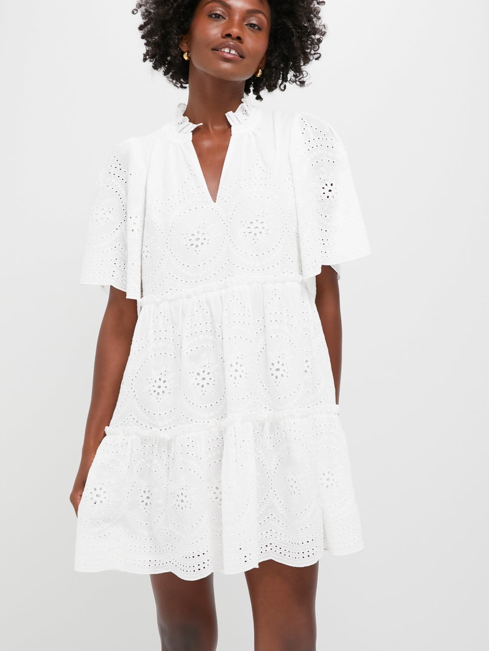 Tuckernuck White Eyelet Crawford Dress NEW NWT